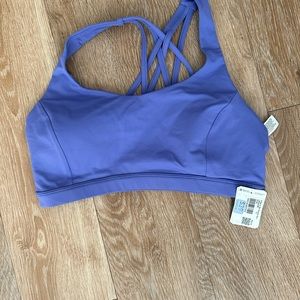 NWT Lululemon Free To Be Serene Bra Charged Indigo size 10